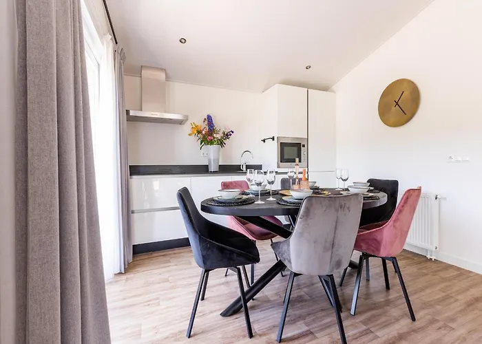 In Netherlands By Scenic Pond Chalet *