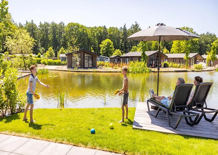 In Netherlands By Scenic Pond *