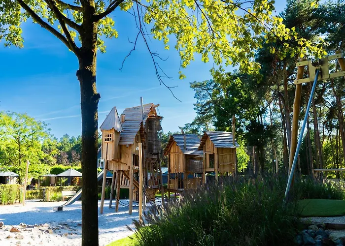 In Netherlands By Scenic Pond Chalet Veldhoven