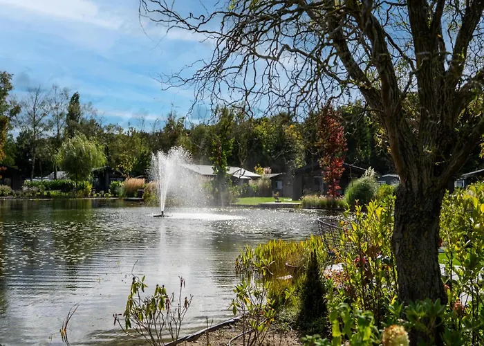 In Netherlands By Scenic Pond 샬레