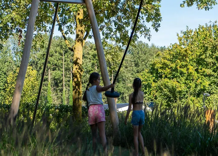 In Netherlands By Scenic Pond Chalet Veldhoven